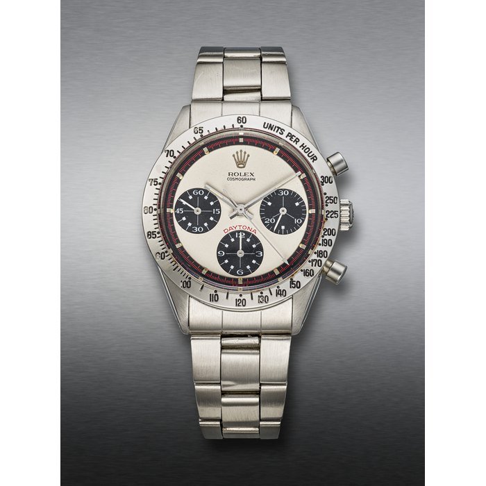 Rolex ROLEX, STAINLESS STEEL CHRONOGRAPH ‘DAYTONA’, WITH WHITE 'PAUL NEWMAN' DIAL, REF. 6239 · 6239
