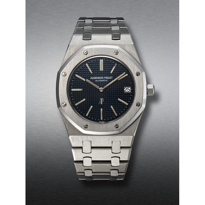 AUDEMARS PIGUET, STAINLESS STEEL 'ROYAL OAK, A SERIES', REF. 5402ST