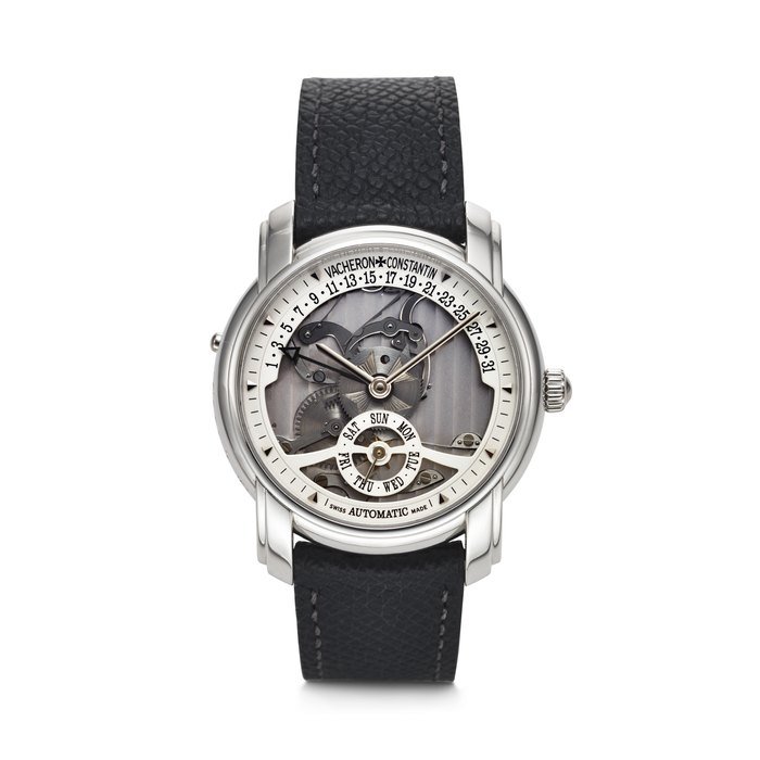 Vacheron Constantin VACHERON CONSTANTIN, LIMITED EDITION PLATINUM SEMI-SKELETONIZED 'RETROGRADE MALTE', REF. 47247