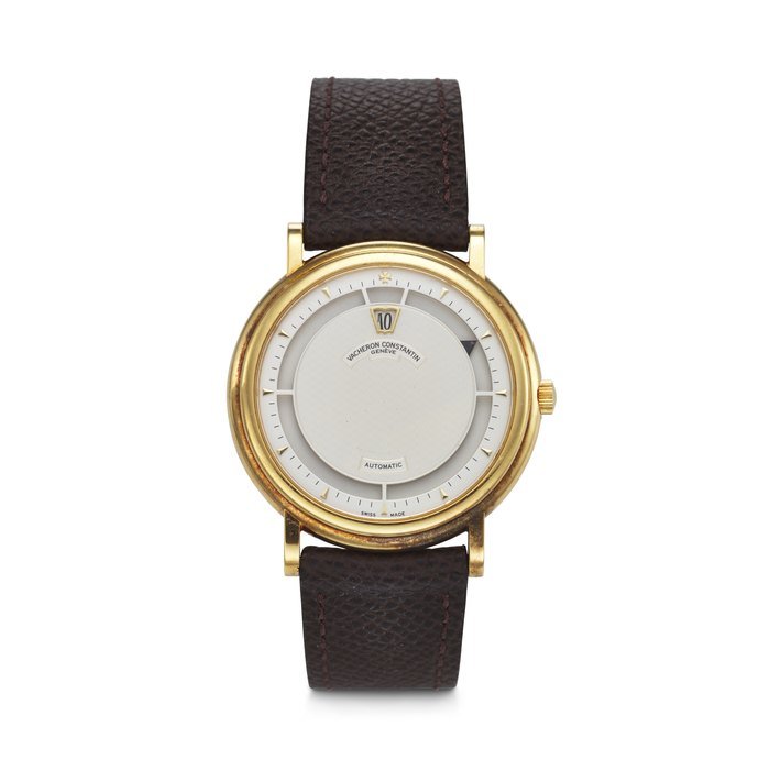 Vacheron Constantin VACHERON CONSTANTIN, VERY RARE LIMITED EDITION YELLOW GOLD JUMP HOUR WRISTWATCH, REF. 43040