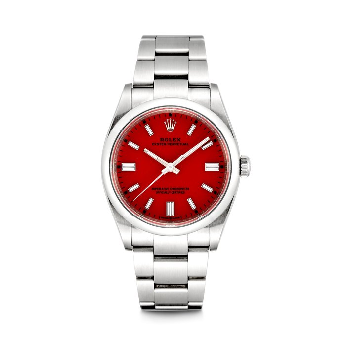 ROLEX. A STAINLESS STEEL AUTOMATIC WRISTWATCH WITH SWEEP CENTRE SECONDS AND BRACELET OYSTER PERPETUAL MODEL, REF. 126000, CASE NO. 8H2P1293, CIRCA 2020