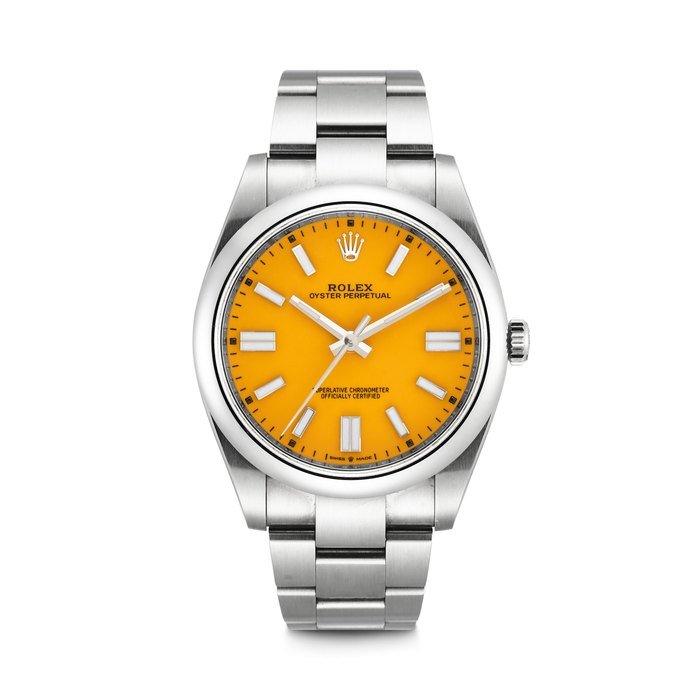 Rolex ROLEX. A STAINLESS STEEL AUTOMATIC WRISTWATCH WITH SWEEP CENTRE SECONDS AND BRACELET OYSTER PERPETUAL MODEL, REF. 124300, CASE NO. 737J93C1, CIRCA 2020 · 124300