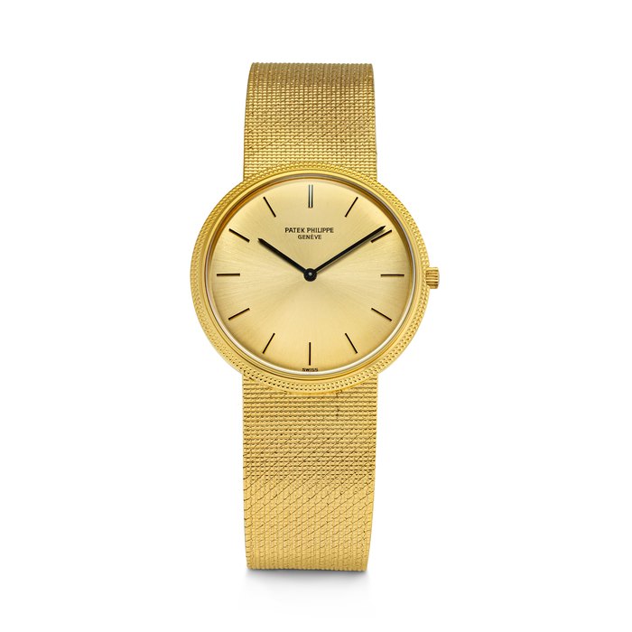 PATEK PHILIPPE, GOLD BRACELET WATCH, REF. 3520/10 MOVEMENT NO. 1'169'468, CASE NO. 2'709'583