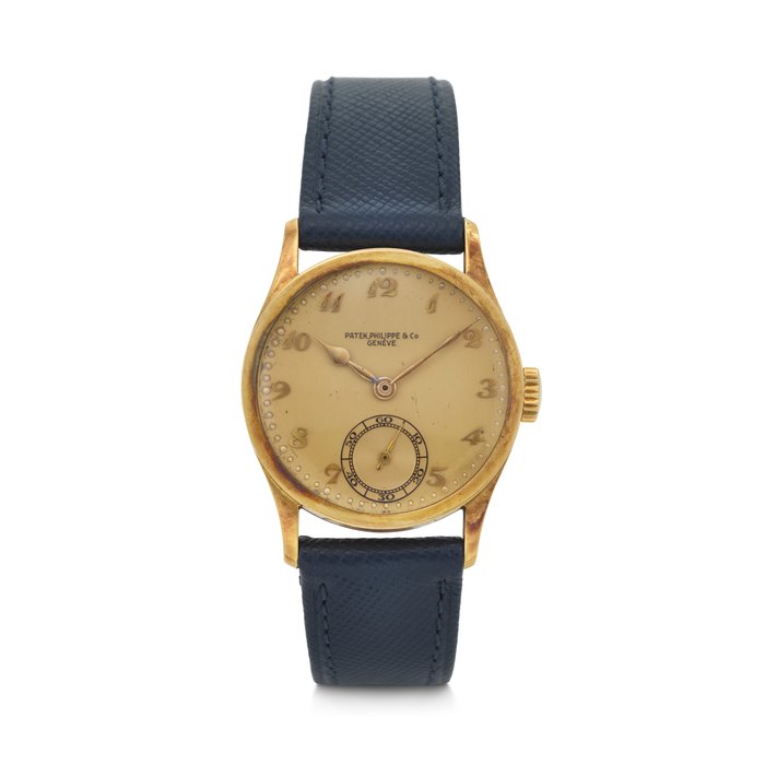Patek Philippe PATEK PHILIPPE. A HIGHLY ATTRACTIVE AND DESIRABLE 18K GOLD WRISTWATCH WITH BREGUET NUMERALS AND HUNGARIAN IMPORT HALLMARK CALATRAVA MODEL, REF. 96, MOVEMENT NO. 828'507, CASE NO. 295'499, MANUFACTURED IN 1938, Price & Market Data