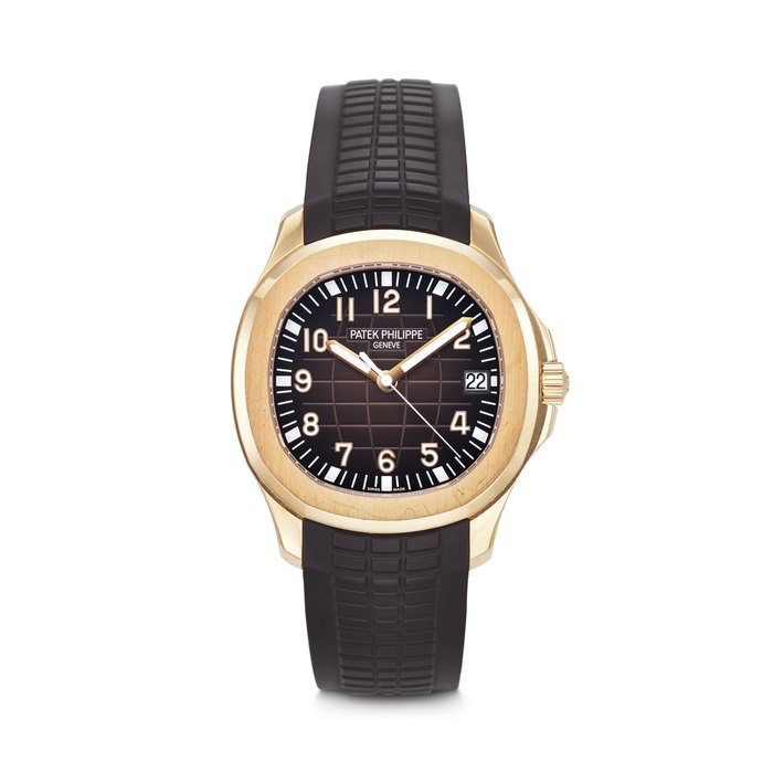 PATEK PHILIPPE. A COVETED 18K PINK GOLD AUTOMATIC WRISTWATCH WITH SWEEP CENTRE SECONDS AND DATE SIGNED PATEK PHILIPPE, AQUANAUT MODEL, REF. 5167R-001, MOVEMENT NO. 7'213'301, CASE NO. 6'295'291, CIRCA 2018