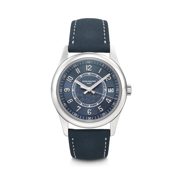PATEK PHILIPPE. A SPORTY AND ATTRACTIVE LIMITED EDITION STAINLESS STEEL AUTOMATIC WRISTWATCH WITH SWEEP CENTER SECONDS AND DATE, MADE FOR THE OPENING OF THE NEW PATEK PHILIPPE MANUFACTURE BUILDING CALATRAVA 'NEW MANUFACTURE 2019' MODEL, REF. 6007A-001, CIRCA 2020