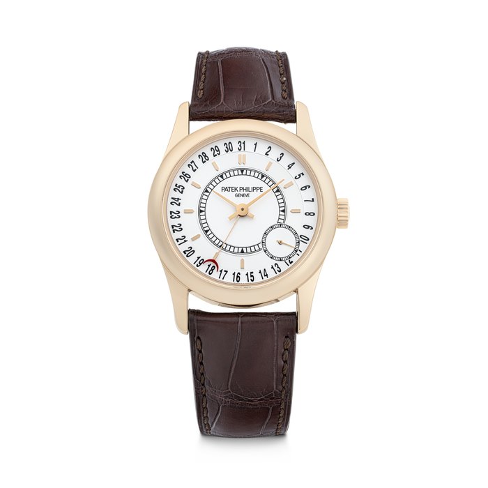 PATEK PHILIPPE. AN 18K PINK GOLD LIMITED EDITION AUTOMATIC WRISTWATCH WITH DATE, MADE TO CELEBRATE THE 10TH ANNIVERSARY OF PATEK PHILIPPE IN CHINA MARKET REF. 6000R-010, REF. 5'933'861, MOVEMENT NO. 5'933'861, CASE NO. 6'109'601, CIRCA 2016