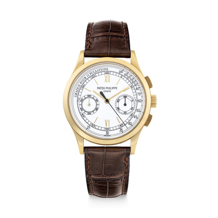 PATEK PHILIPPE. AN ATTRACTIVE 18K GOLD CHRONOGRAPH WRISTWATCH REF. 5170J-001, MOVEMENT NO. 5'509'492, CASE NO. 4'524'574, CIRCA 2011