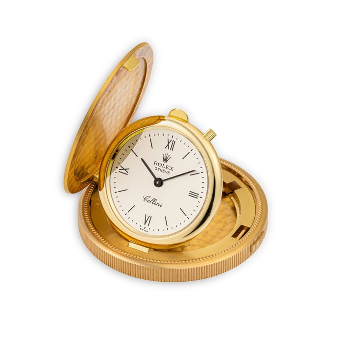 ROLEX. A RARE 18K GOLD TWENTY DOLLAR COIN WATCH CELLINI MODEL, REF. 3612, CASE NO. W000520