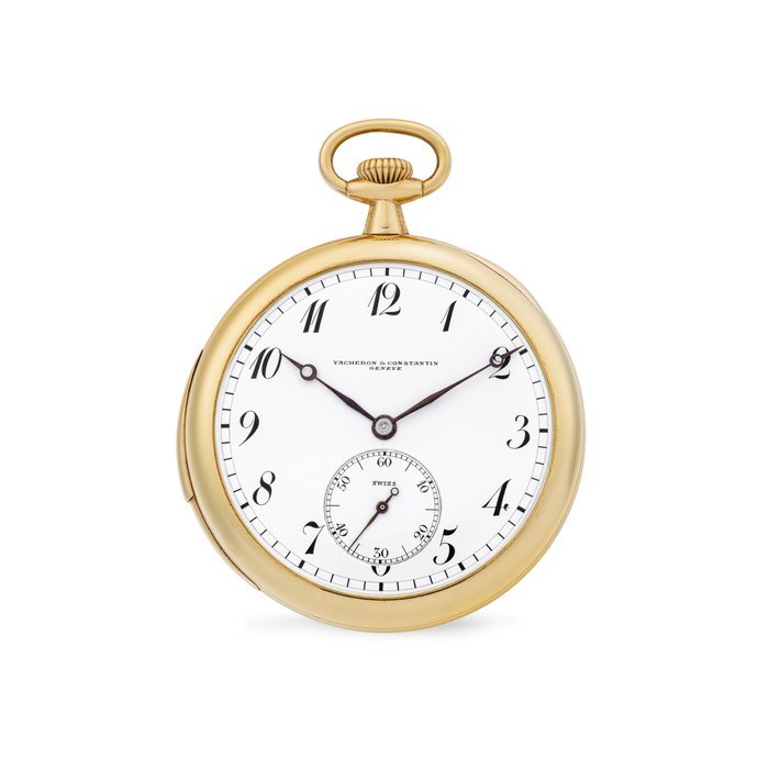 Vacheron Constantin VACHERON CONSTANTIN. AN 18K GOLD MINUTE REPEATING POCKET WATCH CASE NO. 226'400, MANUFACTURED IN 1913