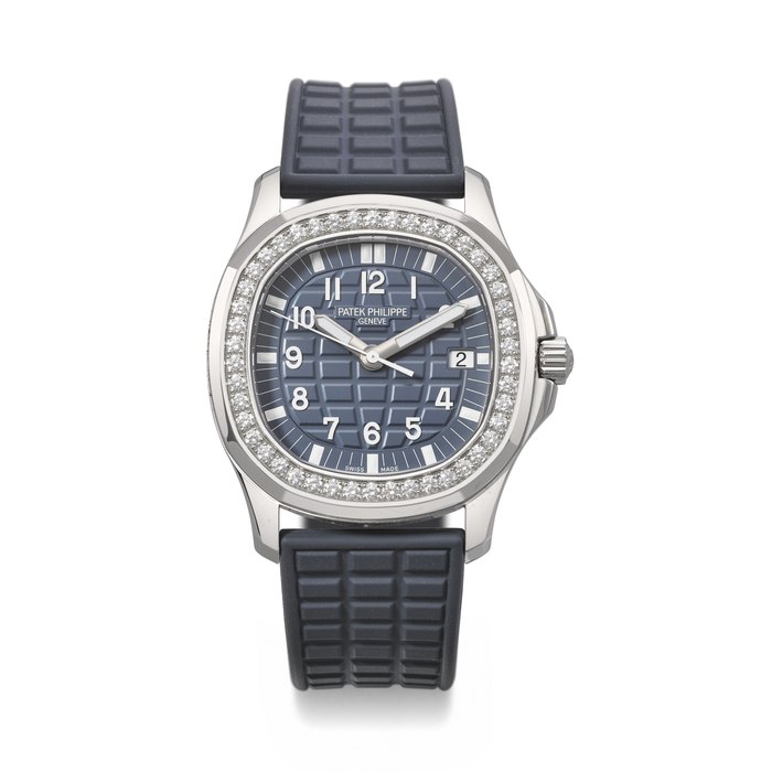PATEK PHILIPPE. AN ATTRACTIVE STAINLESS STEEL AND DIAMOND-SET QUARTZ WRISTWATCH WITH SWEEP CENTRE SECONDS AND DATE AQUANAUT LUCE MODEL, REF. 5067A-025, MOVEMENT NO. 7'261'981, CASE NO. 6'282'405, CIRCA 2019