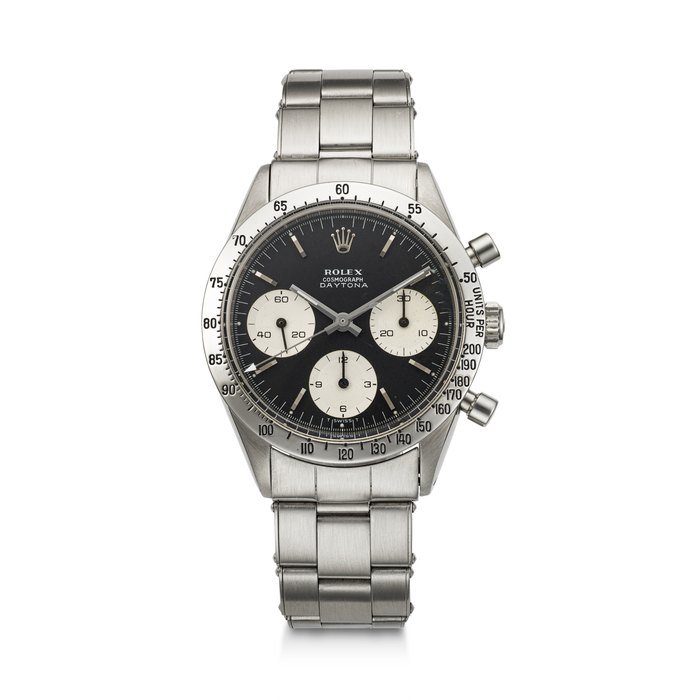 Rolex ROLEX, STAINLESS STEEL 'DAYTONA', REF. 6239 SERIAL NO: 1695653 · 6239
