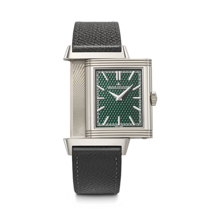 Jaeger-Lecoultre JAEGER-LECOULTRE. A VERY RARE AND HIGHLY ATTRACTIVE 18K WHITE GOLD LIMITED EDITION REVERSIBLE WRISTWATCH WITH MINIATURE GRAND FEU ENAMEL PAINTING REVERSO TRIBUTE ENAMEL HOKUSAI 'AMIDA FALLS' MODEL, REF. 214.3.62, CASE NO. 3'727'140, NO. 4⁄10, CIRCA 2023