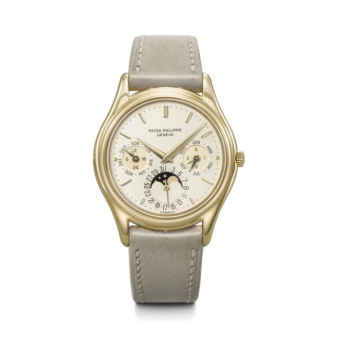 PATEK PHILIPPE, YELLOW GOLD PERPETUAL CALENDAR WRISTWATCH, REF. 3940 'FIRST SERIES' MOVEMENT NO. 770'192, CASE NO. 2'824'937