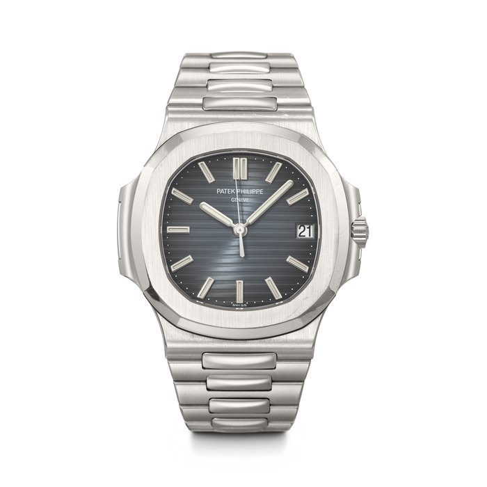 PATEK PHILIPPE. AN ICONIC AND SOUGHT-AFTER STAINLESS STEEL AUTOMATIC WRISTWATCH WITH SWEEP CENTRE SECONDS, DATE AND BRACELET NAUTILUS MODEL, REF. 5711/1A-010, MOVEMENT NO. 5'638'801, CASE NO. 4'931'478, CIRCA 2012