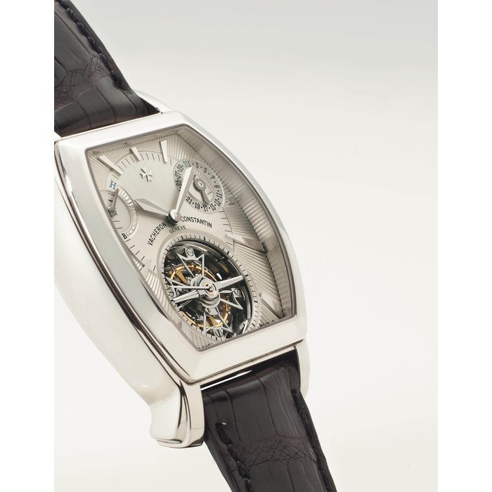 Vacheron Constantin Vacheron Constantin. A Fine and Rare Platinum Tourbillon Wristwatch with Date and Power Reserve SIGNED VACHERON CONSTANTIN, GENÈVE, MALTE MODEL, REF. 30066-67/1, MOVEMENT NO. 914'981, CASE NO. 763'867, CIRCA 2006