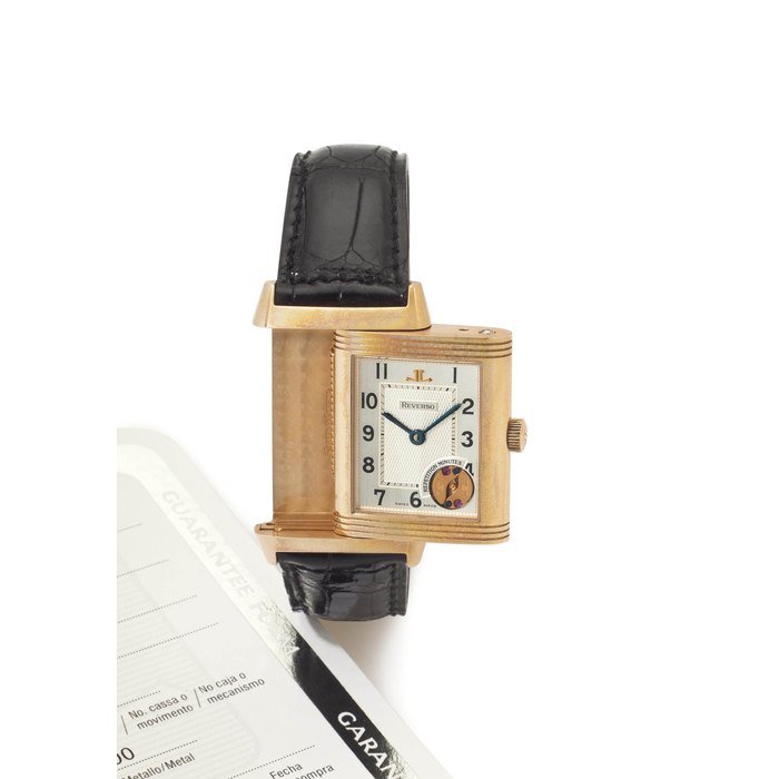 Jaeger-Lecoultre Jaeger-LeCoultre. A Fine Limited Edition 18k Pink Gold Minute Repeating Reversible Wristwatch SIGNED JAEGER-LECOULTRE, REVERSO RÉPÉTITION MINUTES, NO. 189/500, REF. 270.2.73, CIRCA 1995