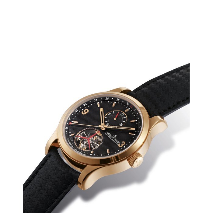 Jaeger-Lecoultre JAEGER-LECOULTRE, MASTER GRAND TOURBILLON PINK GOLD AUTOMATIC TWO TIME ZONE TOURBILLON WRISTWATCH WITH DATE, LIMITED EDITION OF 12 NO. 03/12, CIRCA 2008