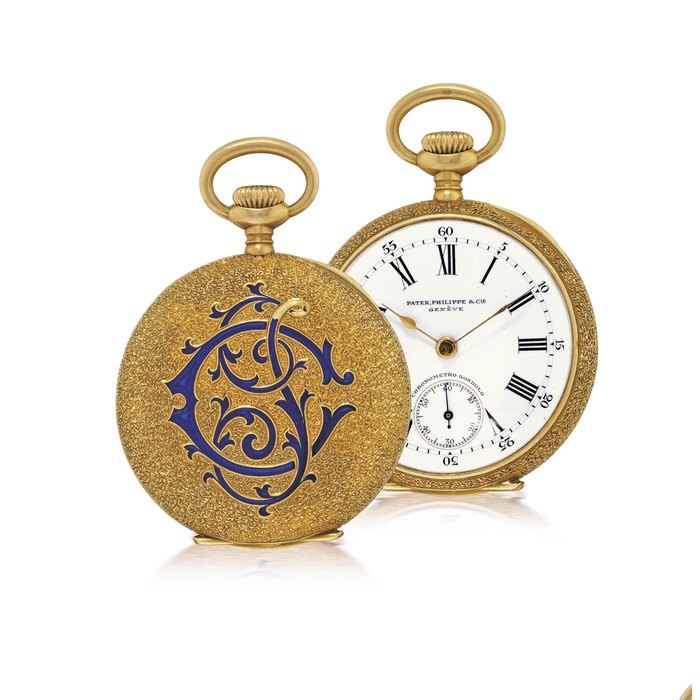 PATEK PHILIPPE YELLOW GOLD OPEN FACED KEYLESS LEVER PENDANT WATCH MOVEMENT 145838, CASE 251319, RETAILED BY CHRONOMETRO GONDOLO, RIO DE JANEIRO, MANUFACTURED IN 1907