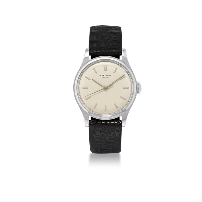 PATEK PHILIPPE, REF. 2508A STAINLESS STEEL MANUALLY-WOUND WRISTWATCH MOVEMENT 710321, CASE 2614138, CIRCA 1960
