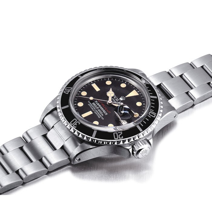 Rolex ROLEX. A RARE STAINLESS STEEL AUTOMATIC WRISTWATCH WITH SWEEP CENTRE SECONDS, DATE AND BRACELET, MADE FOR THE LATE PRESIDENT OF SYRIA SIGNED ROLEX, OYSTER PERPETUAL DATE, SUBMARINER MODEL, REF. 1680, CASE NO. 2'955'514, CIRCA 1971