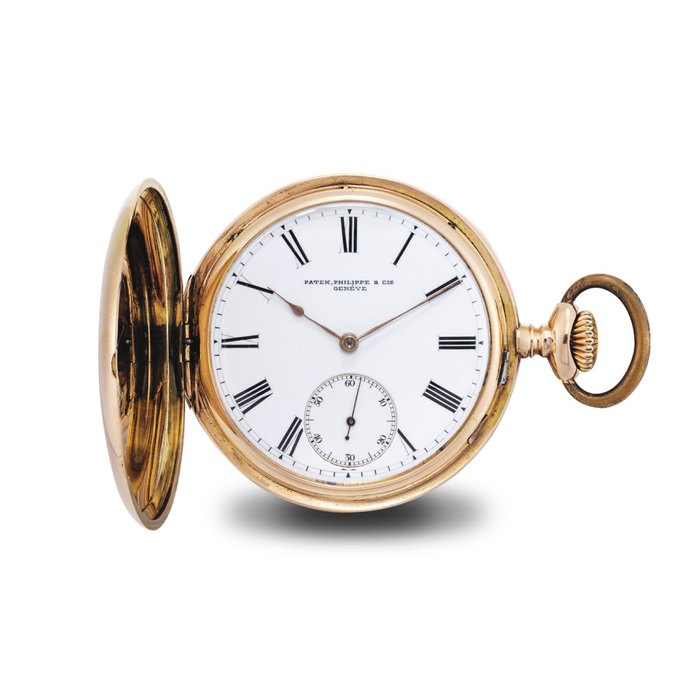 PATEK PHILIPPE. AN 18K PINK GOLD HUNTER CASE KEYLESS LEVER WATCH SIGNED PATEK PHILIPPE & CIE, GENEVE, SPECIALLY MADE FOR MONSIEUR HELDER, SUPPLIER TO THE ROYAL COURT OF ROMANIA, MOVEMENT NO. 114'561, CASE NO. 225'768, MANUFACTURED IN 1899
