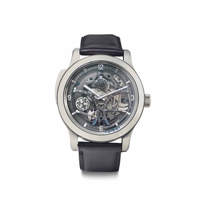 Jaeger-Lecoultre Jaeger-LeCoultre, A Limited Edition Fine and Rare Oversized Titanium Minute Repeating Wristwatch with 15-Day Power Reserve and Spring Torque Indication SIGNED JAEGER-LECOULTRE, MASTER MINUTE REPEATER, NO. 100/200, NO. 151.T.67.S, NO. 2403561, CIRCA 2006