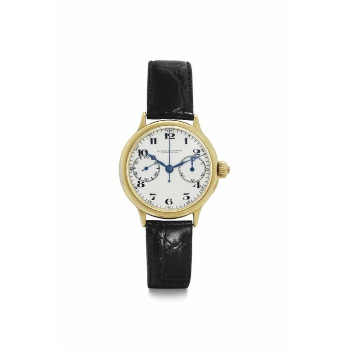Vacheron Constantin Vacheron Constantin. A Rare and Historically Important 18k Gold Single Button Chronograph Wristwatch Originally Owned by Alexander I, King of Yugoslavia SIGNED VACHERON CONSTANTIN, GENÈVE, SUISSE, MOVEMENT NO. 403'672, CASE NO. 252'040, MANUFACTURED IN 1927
