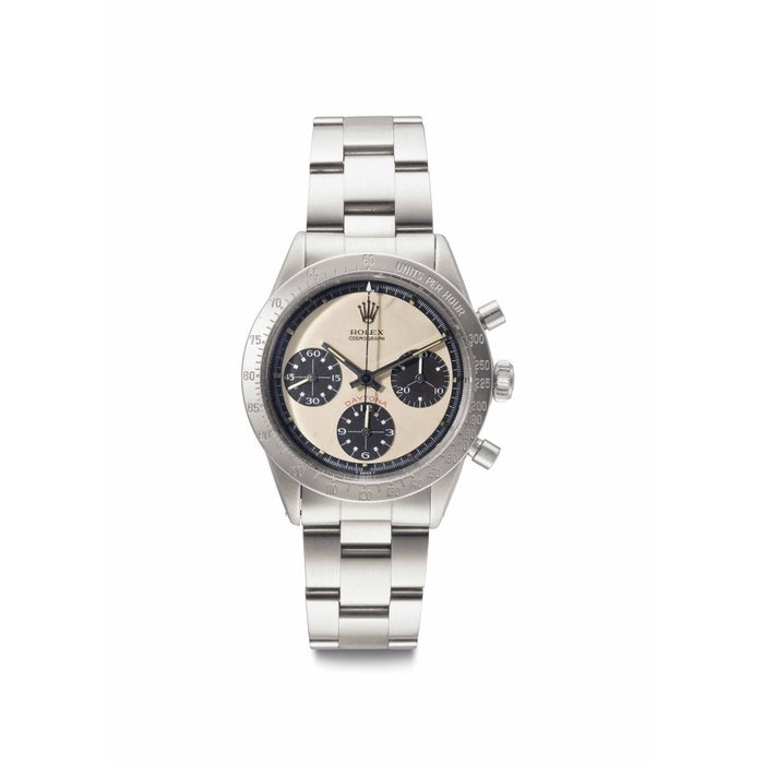 Rolex Rolex. A Very Fine and Rare Stainless Steel Chronograph Wristwatch with Bracelet Signed Rolex, Cosmograph, Daytona, Paul Newman Model, Ref. 6262, Case No. 2’621’489, Circa 1971