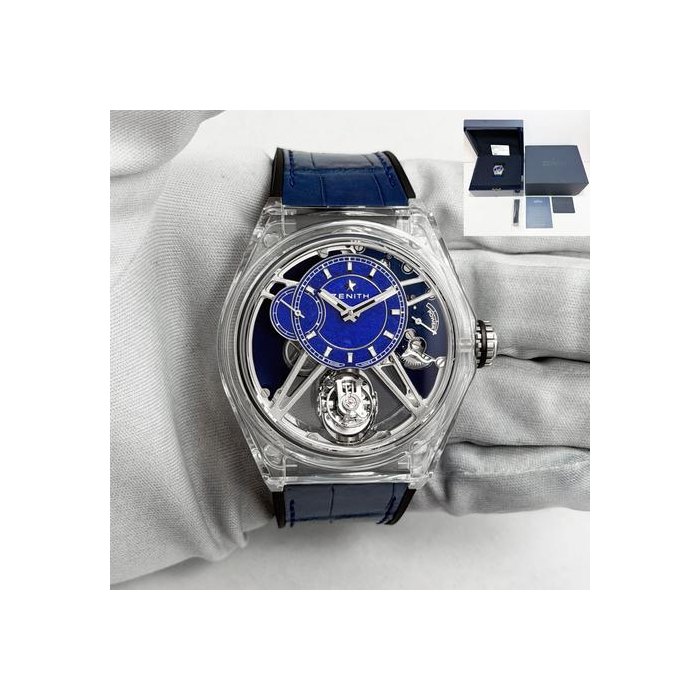 Zenith DefyNew 2026 Zenith Defy Zero G 04.9000.8812/51.R584 46MM Blue Dial Sapphire B/pDefy Zero G