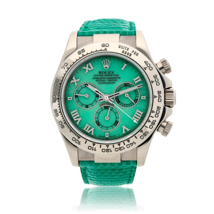 Rolex Reference 116519 'Daytona Beach'  A white gold automatic chronograph wristwatch, Circa 2001