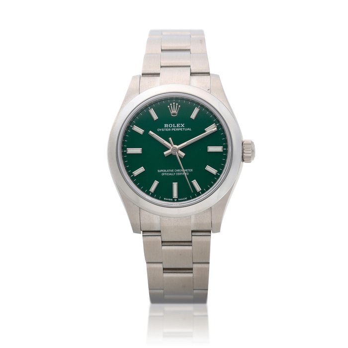 Rolex Reference 277200 Oyster Perpetual, A stainless steel automatic wristwatch with bracelet, Circa 2021