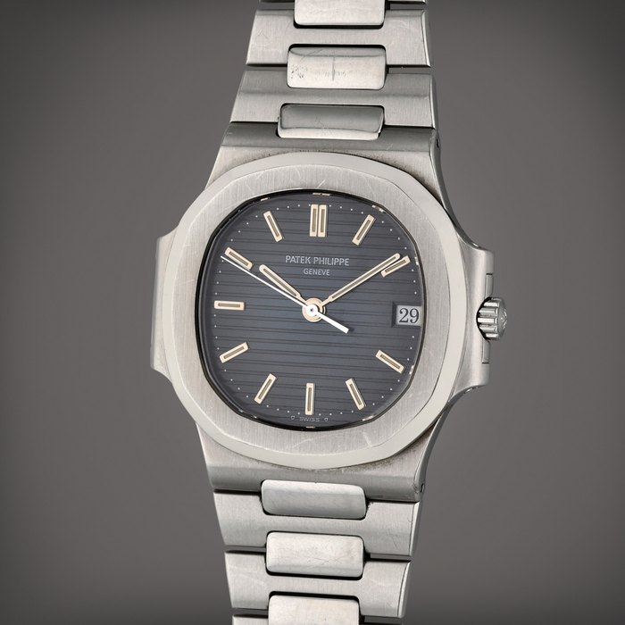 Patek Philippe Reference 3800/1 Nautilus | A stainless steel automatic wristwatch with date and bracelet, Made in 1995