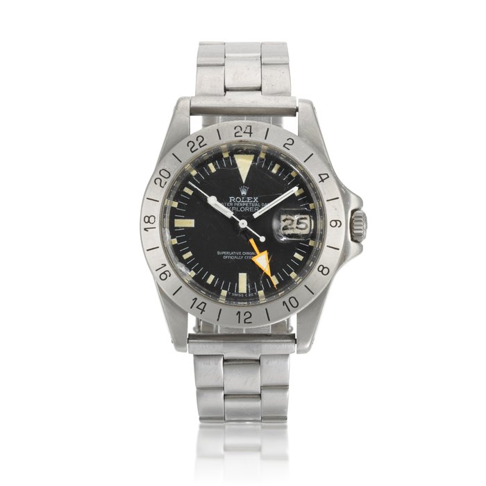 Rolex 'Steve McQueen' Explorer II, Ref 1655 Stainless Steel Wristwatch With 24-hour Indication, Date And Bracelet Circa 1981