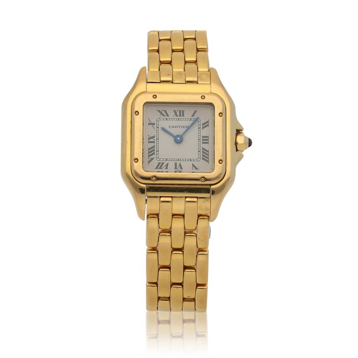 Cartier Panthere, Ref. 1070 2  Yellow gold wristwatch with bracelet  Circa 2000
