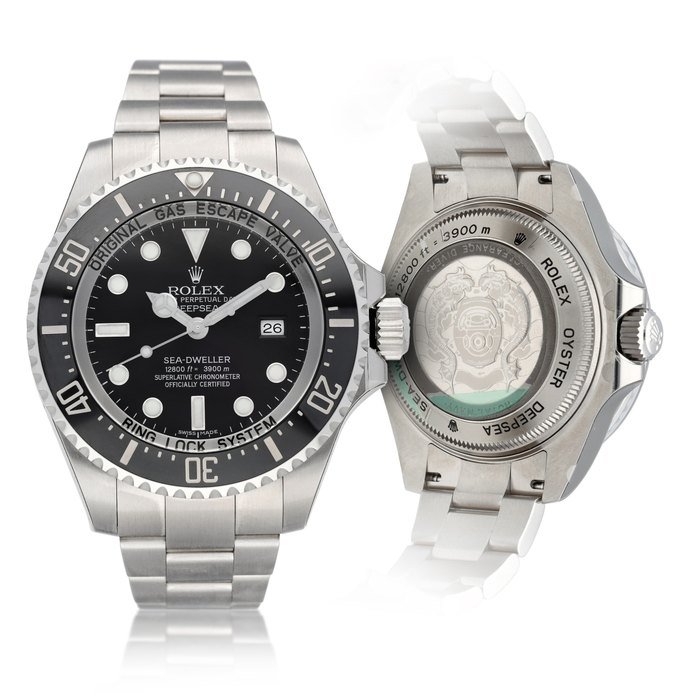 Rolex Military Royal Navy Clearance Diver Deepsea Sea-Dweller, Ref. 116660 Stainless steel wristwatch with gas escape valve, date and bracelet Circa 2013