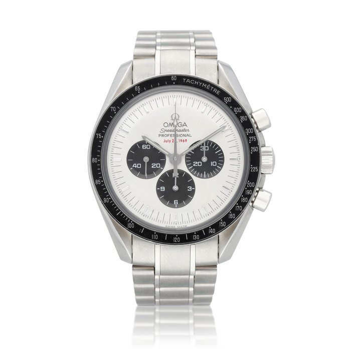 Omega 'Apollo XI 35th Anniversary' Speedmaster, Ref. 3569.3100 Limited edition stainless steel chronograph wristwatch Circa 2004