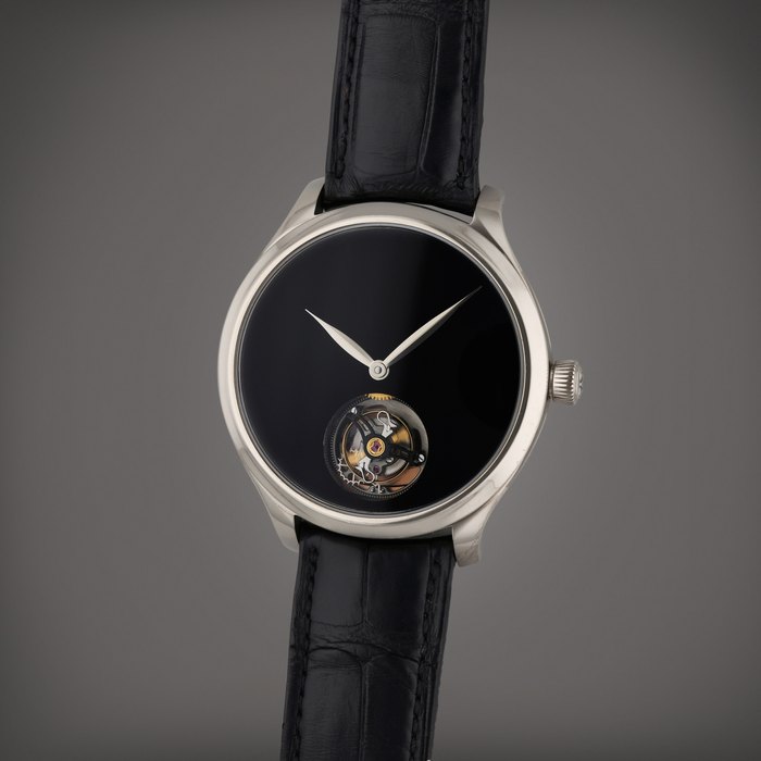 H. Moser & Cie Reference 1804-0212 Endeavour Tourbillon Concept | A limited edition automatic semi-skeletonized white gold tourbillon wristwatch, Circa 2022