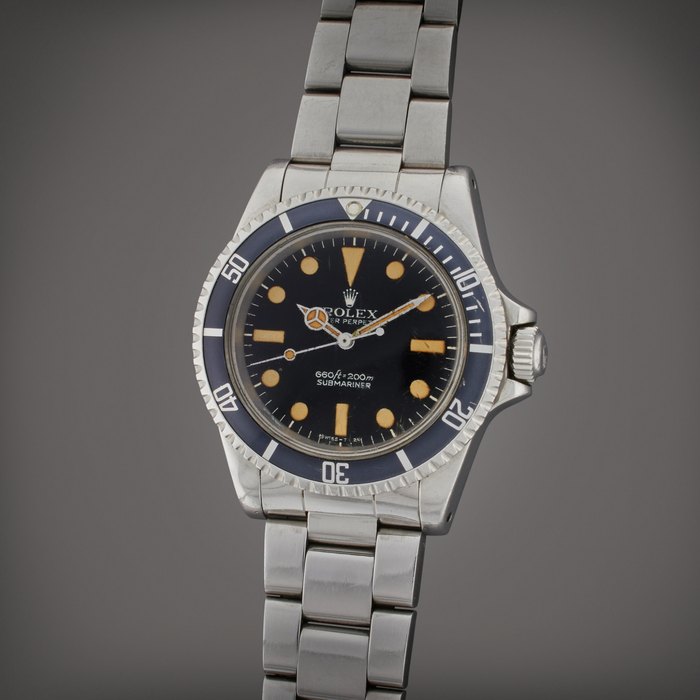 Rolex Reference 5513 Submariner | A stainless steel automatic wristwatch with bracelet, Circa 1978