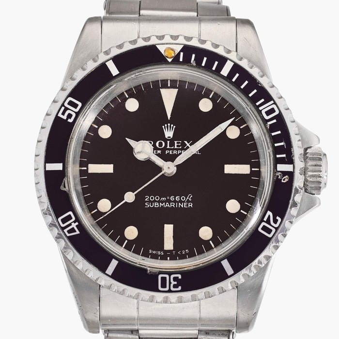 Rolex Reference 5513 Submariner 'Meters First' | A stainless steel automatic wristwatch with bracelet, Circa 1967
