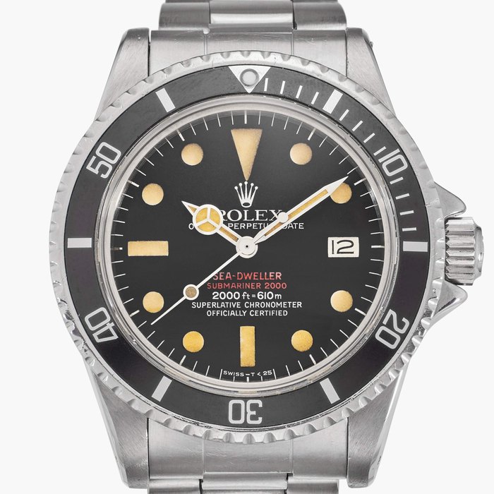 Rolex Reference 1665 ‘Double Red’ Sea-Dweller | A stainless steel automatic wristwatch with date and bracelet, Circa 1978, Price & Market Data