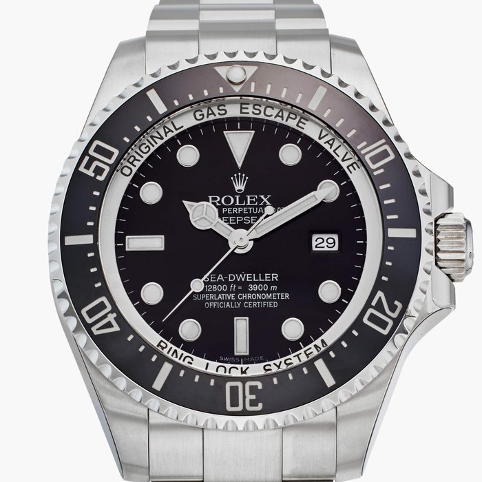 Rolex Reference 116660 Deepsea Sea-Dweller | A stainless steel automatic wristwatch with date and bracelet, Circa 2012