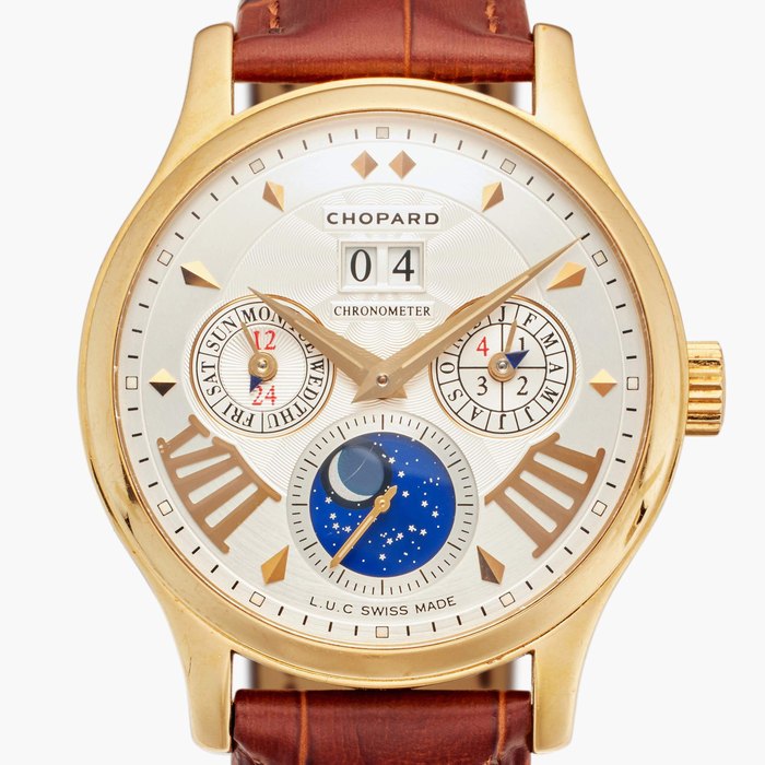 Chopard Reference 16/1894 L.U.C. Lunar One | A limited edition pink gold automatic perpetual calendar with moon phases, leap year and 24-hour indication, Circa 2005