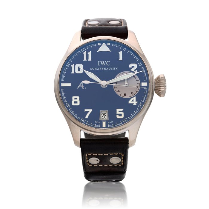 IWC Reference 5004 Big Pilot Antoine De Saint Exupéry, A limited edition white gold automatic wristwatch with date and power reserve, Circa 2009