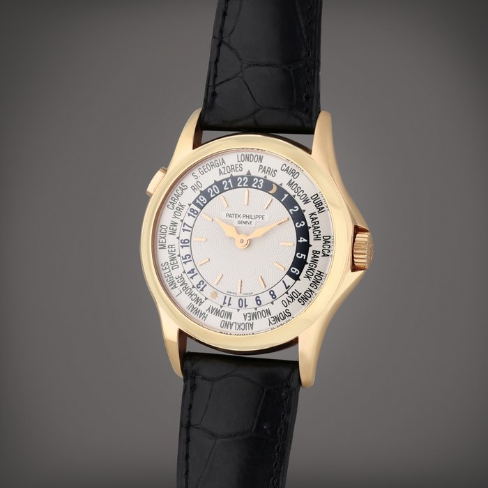 Patek Philippe Reference 5110R | A pink gold world time wristwatch, Circa 2005