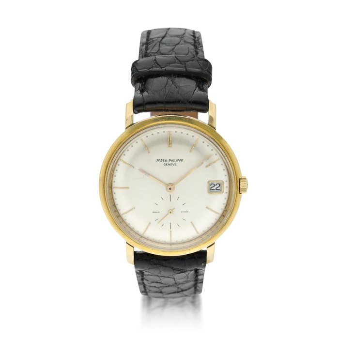 Patek Philippe Reference 3445 'Monodate' A yellow gold automatic wristwatch with date, Made in 1973