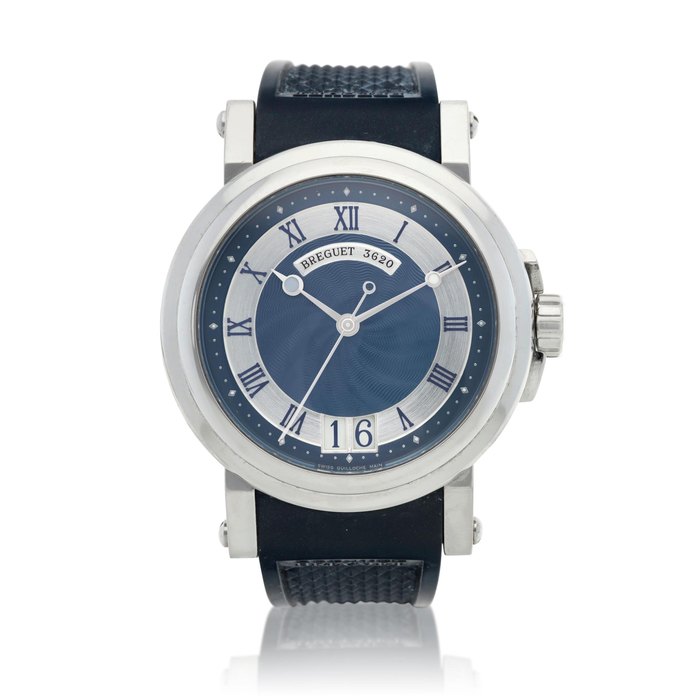 Breguet Reference 5817 Marine  A stainless steel automatic wristwatch with date, Circa 2008