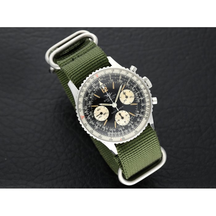 Breitling Reference 806 Navitimer A stainless steel chronograph wristwatch with slide rule bezel, Circa 1967