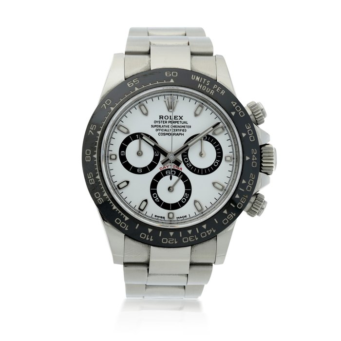 Rolex Reference 116500 Daytona A stainless steel automatic chronograph wristwatch with bracelet, Circa 2018, Price & Market Data