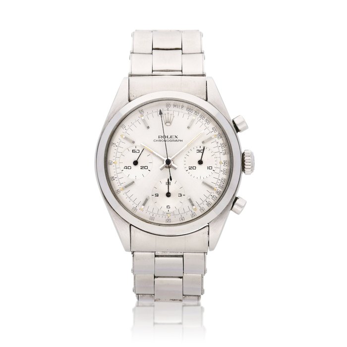 Rolex Reference 6238 'Pre-Daytona' | A stainless steel chronograph wristwatch with bracelet, Circa 1964